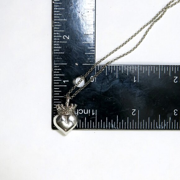 King Baby 3 Dimensional Heart Necklace ORIGINAL 'Vintage' Version, Authentic - Picture 13 of 16